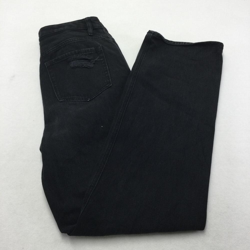 PacSun 90s Boyfriend Jeans Womens 29 Black High Rise Distressed Relaxed Denim